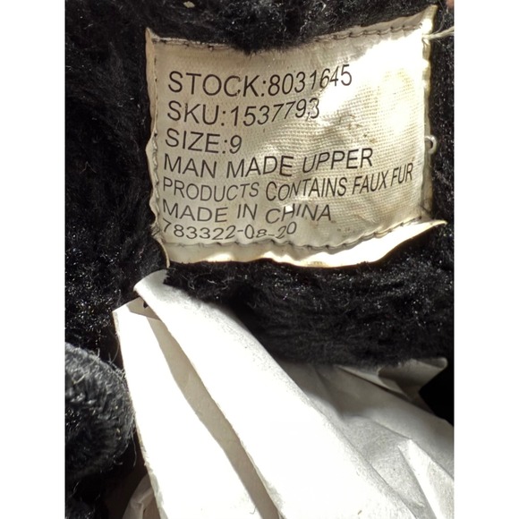 ITASCA Mid Calf Winter Boot 9 Black Outdoor Snow Gorpcore Moto Utility Lace Up - Picture 9 of 9